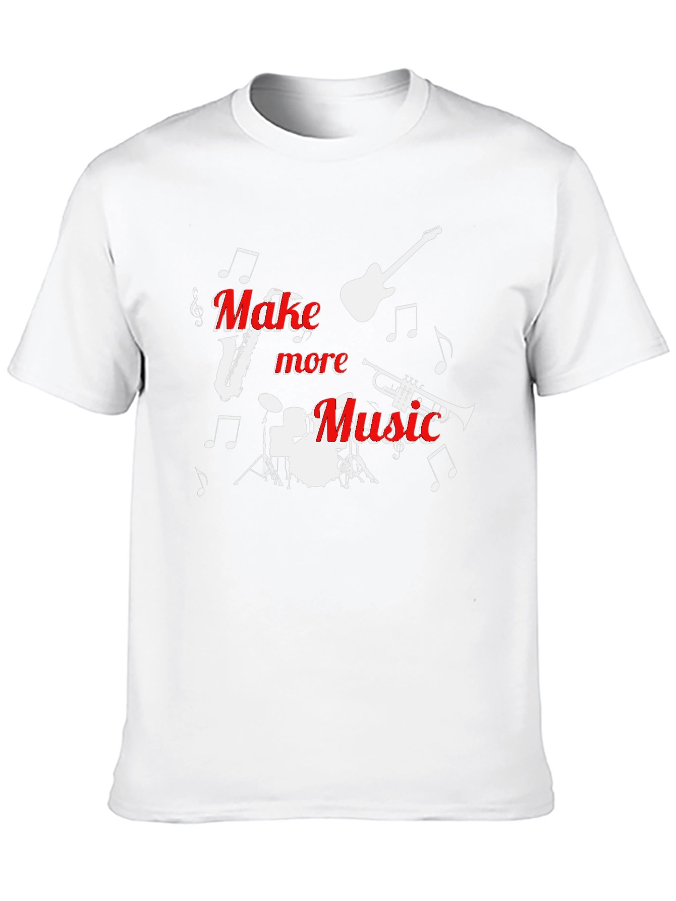 Make More Music Black T-Shirt