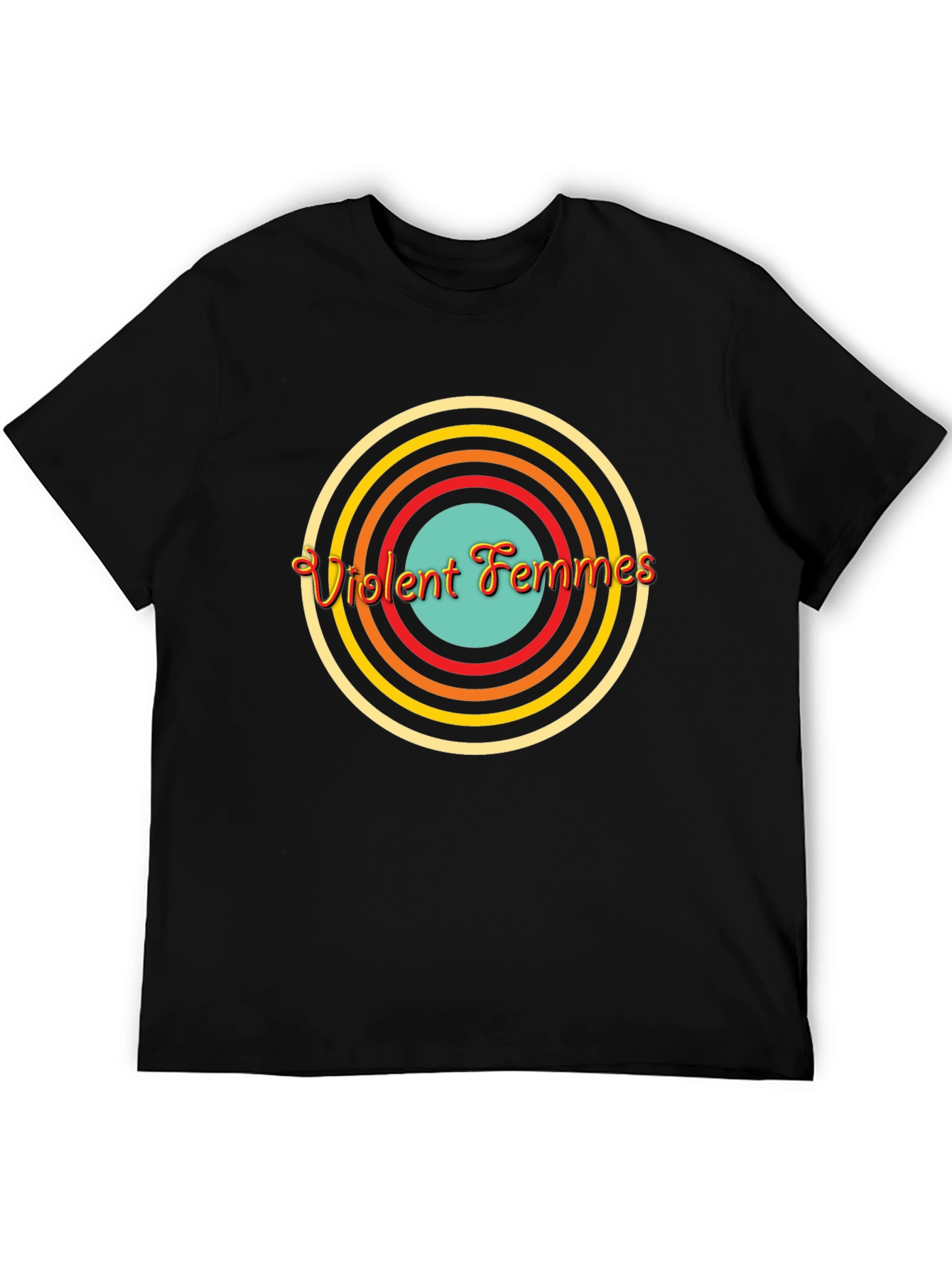 Violent Femmes Retro Circle Graphic Tee