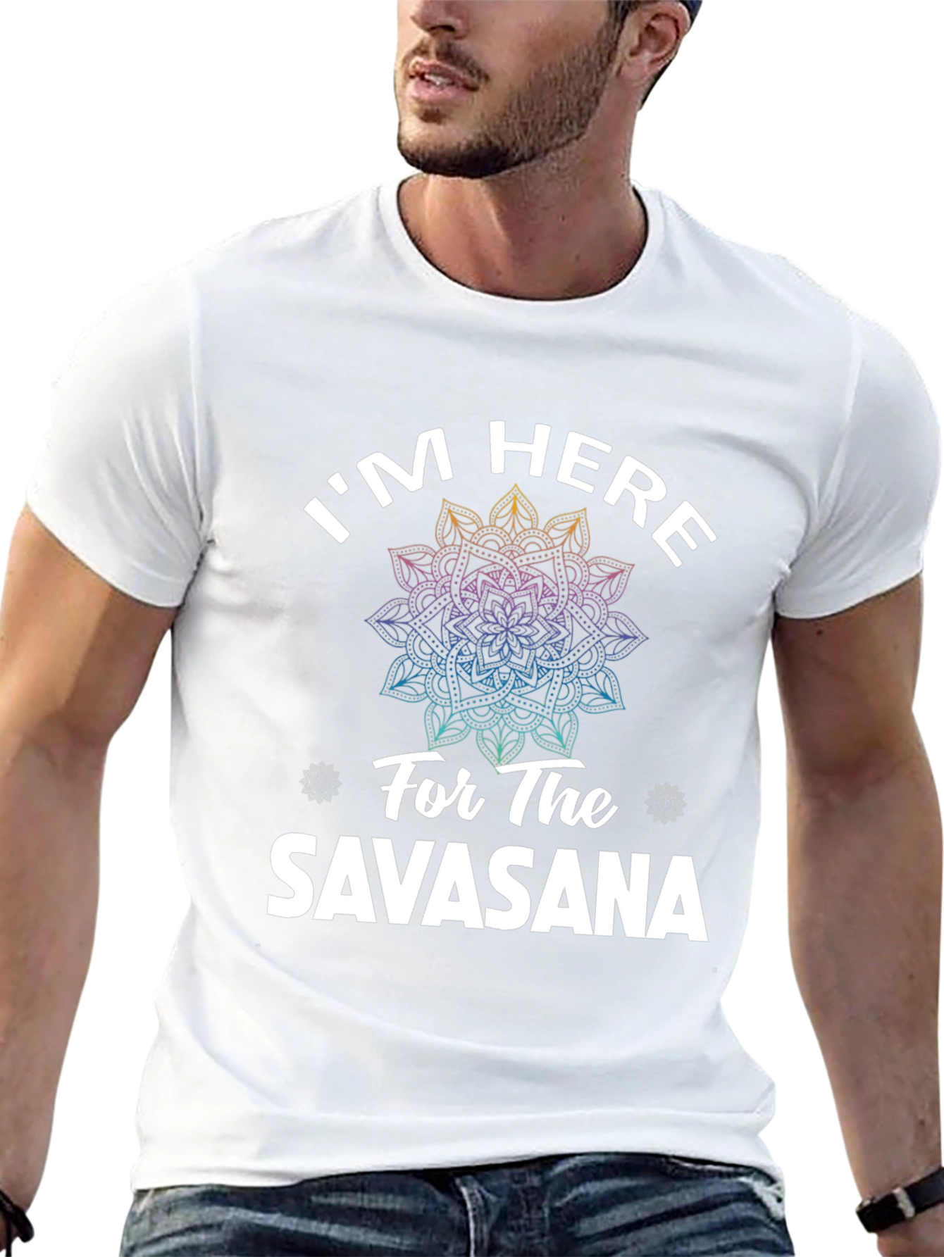 Im Here for Savasana T-Shirt - Yoga Meditation