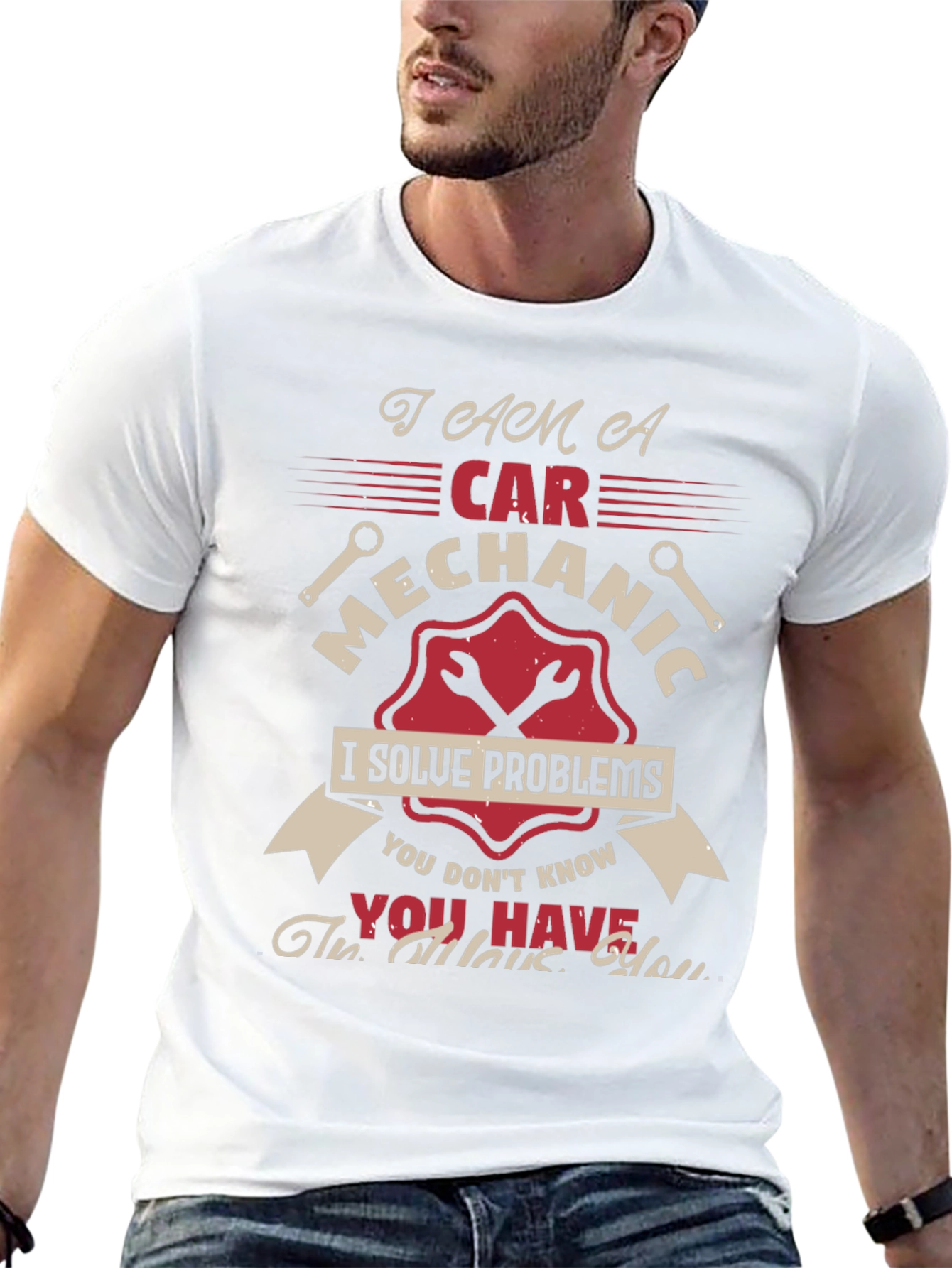 Car Mechanic T-Shirt - Problem Solver