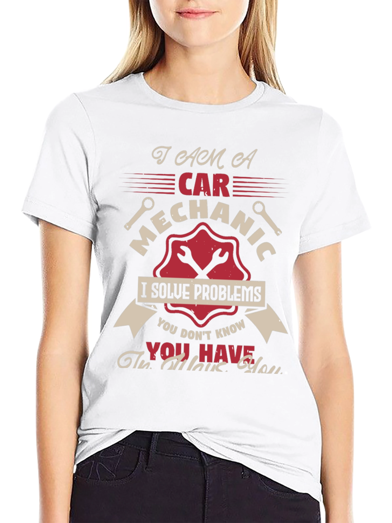 Car Mechanic T-Shirt - Problem Solver
