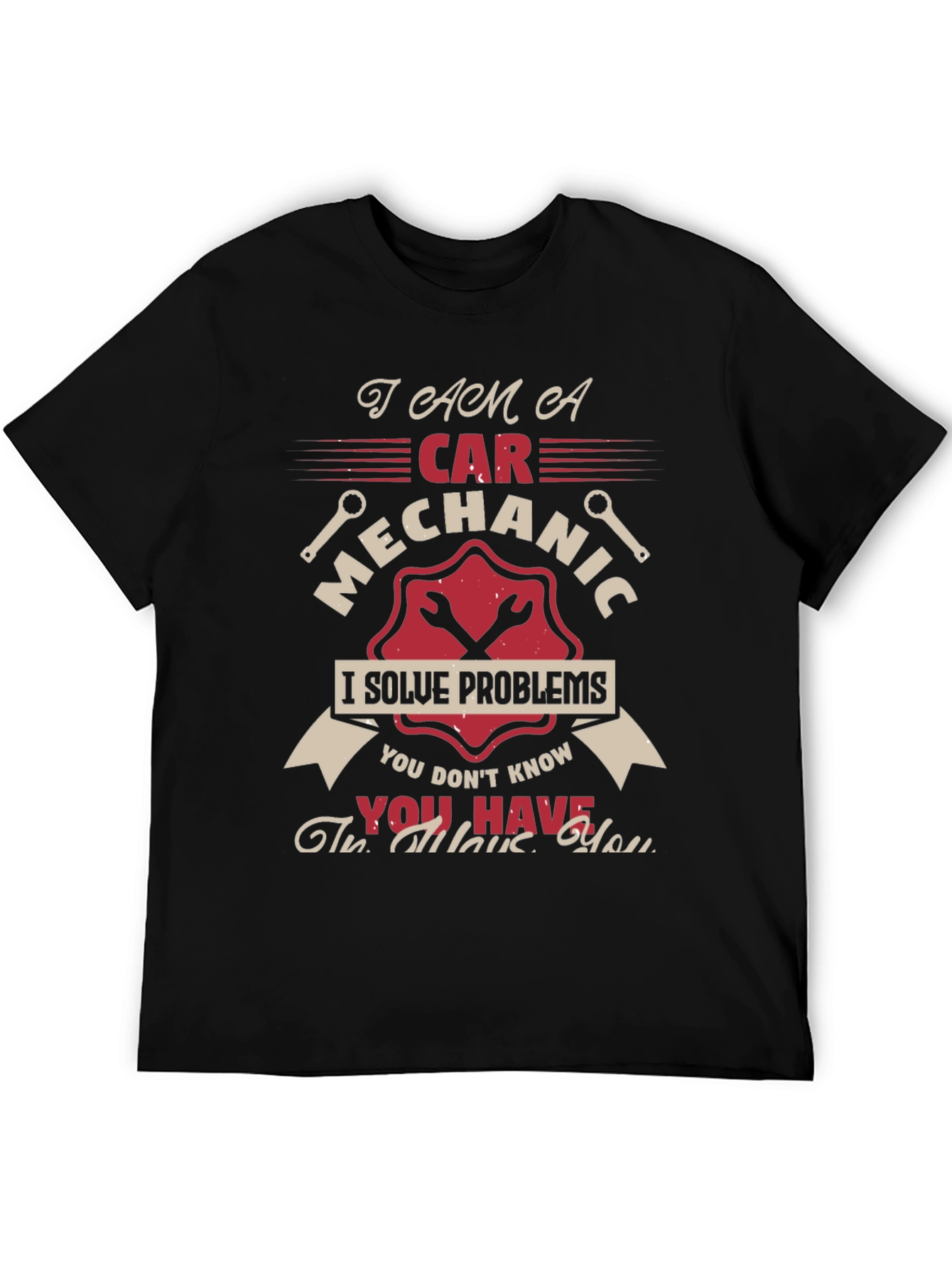 Car Mechanic T-Shirt - Problem Solver