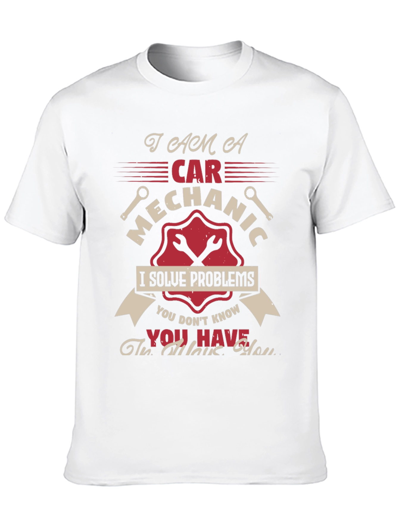 Car Mechanic T-Shirt - Problem Solver