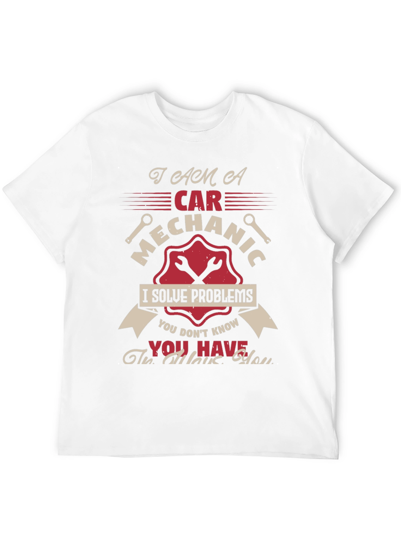 Car Mechanic T-Shirt - Problem Solver