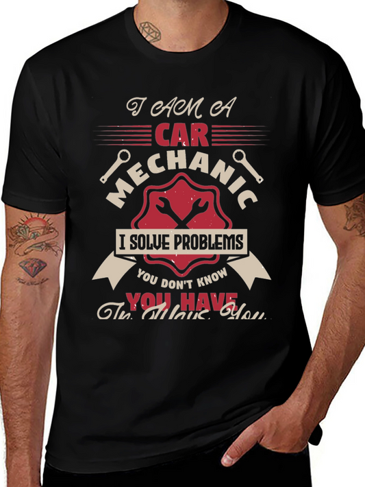 Car Mechanic T-Shirt - Problem Solver