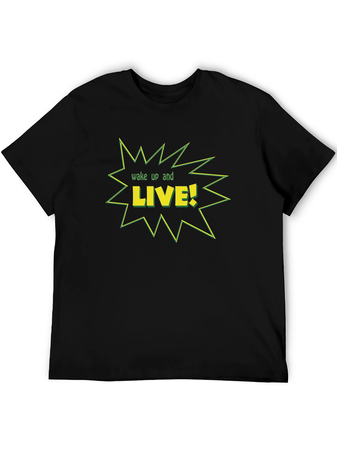 Wake Up and Live Graphic T-Shirt