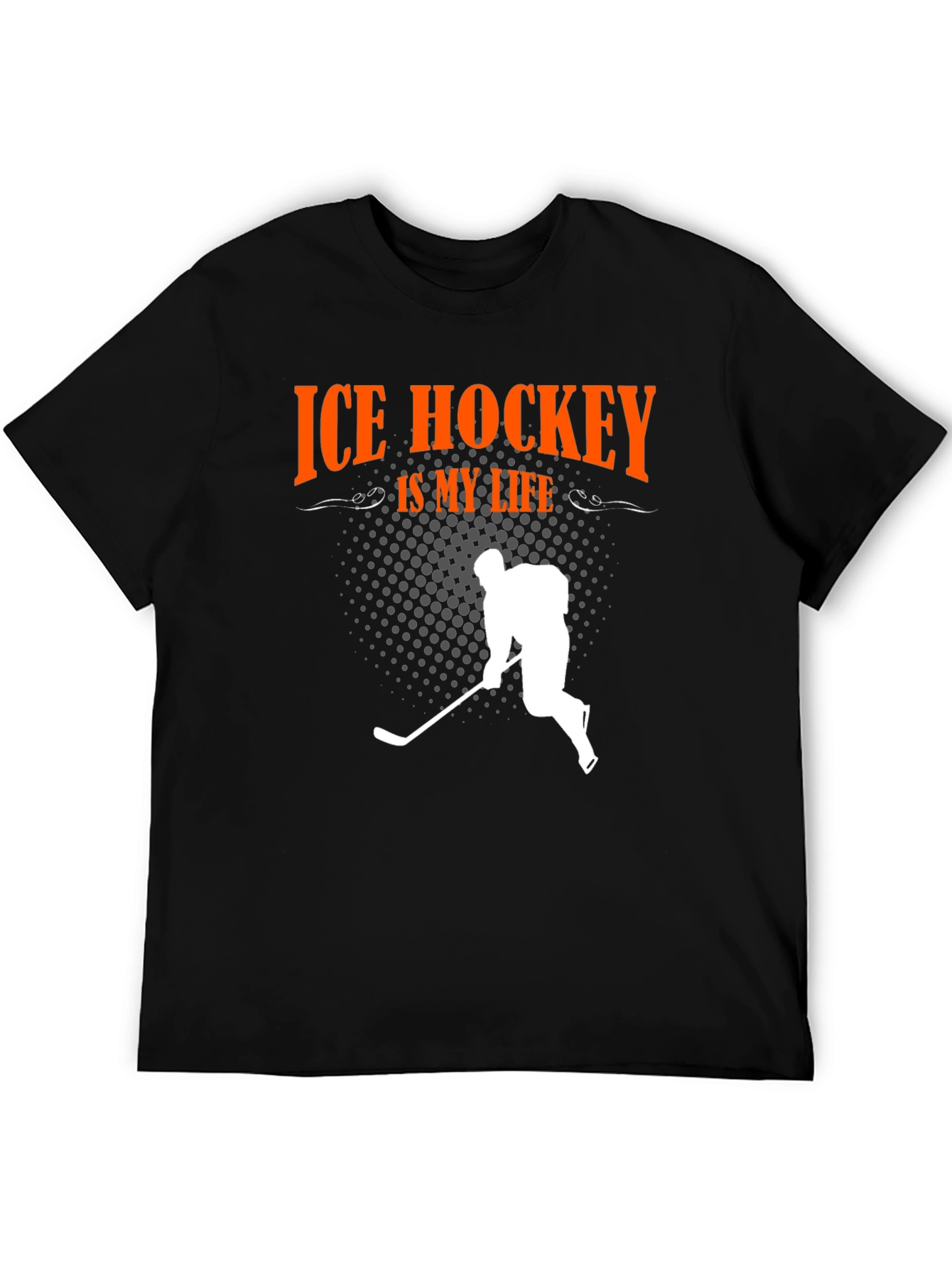 Ice Hockey Is My Life Graphic Tee