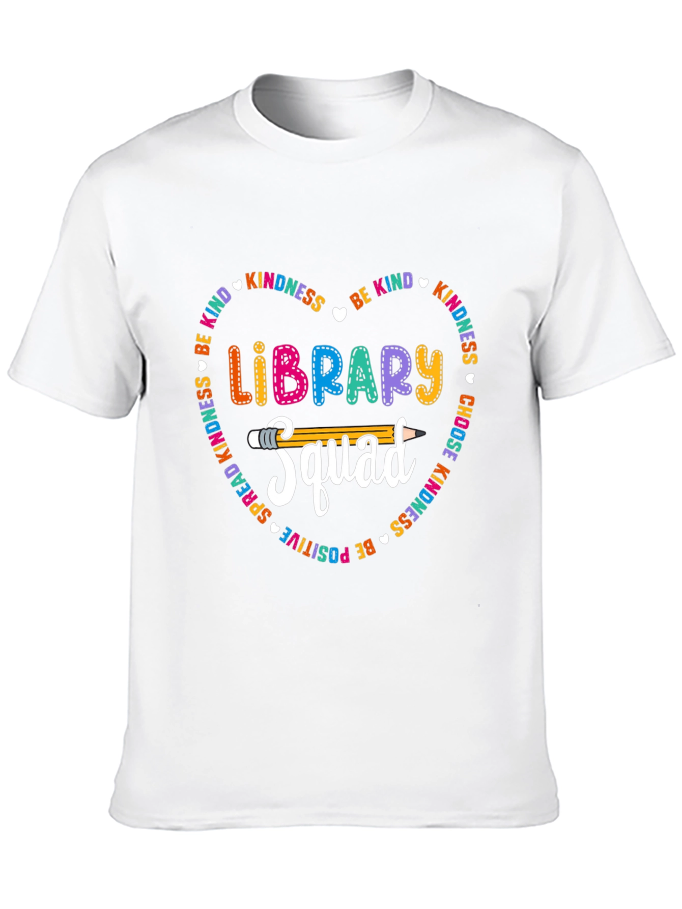 Library Squad T-Shirt - Kindness & Positivity