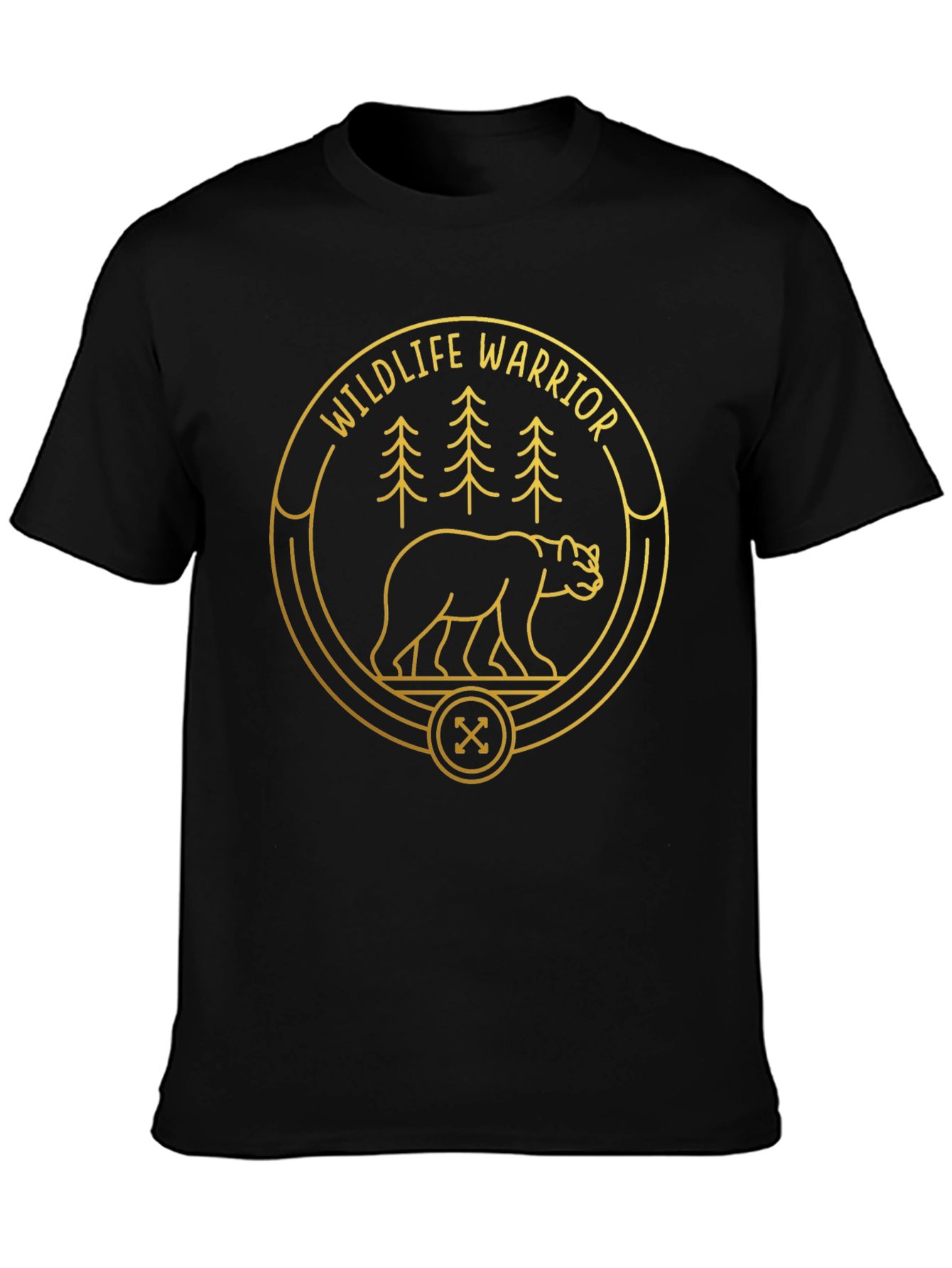 Wildlife Warrior Bear Graphic T-Shirt