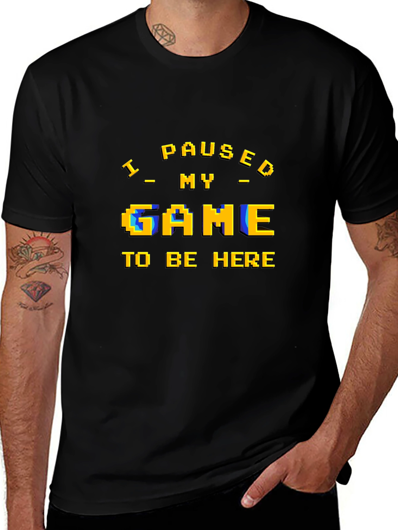 I Paused My Game T-Shirt - Gamer Apparel