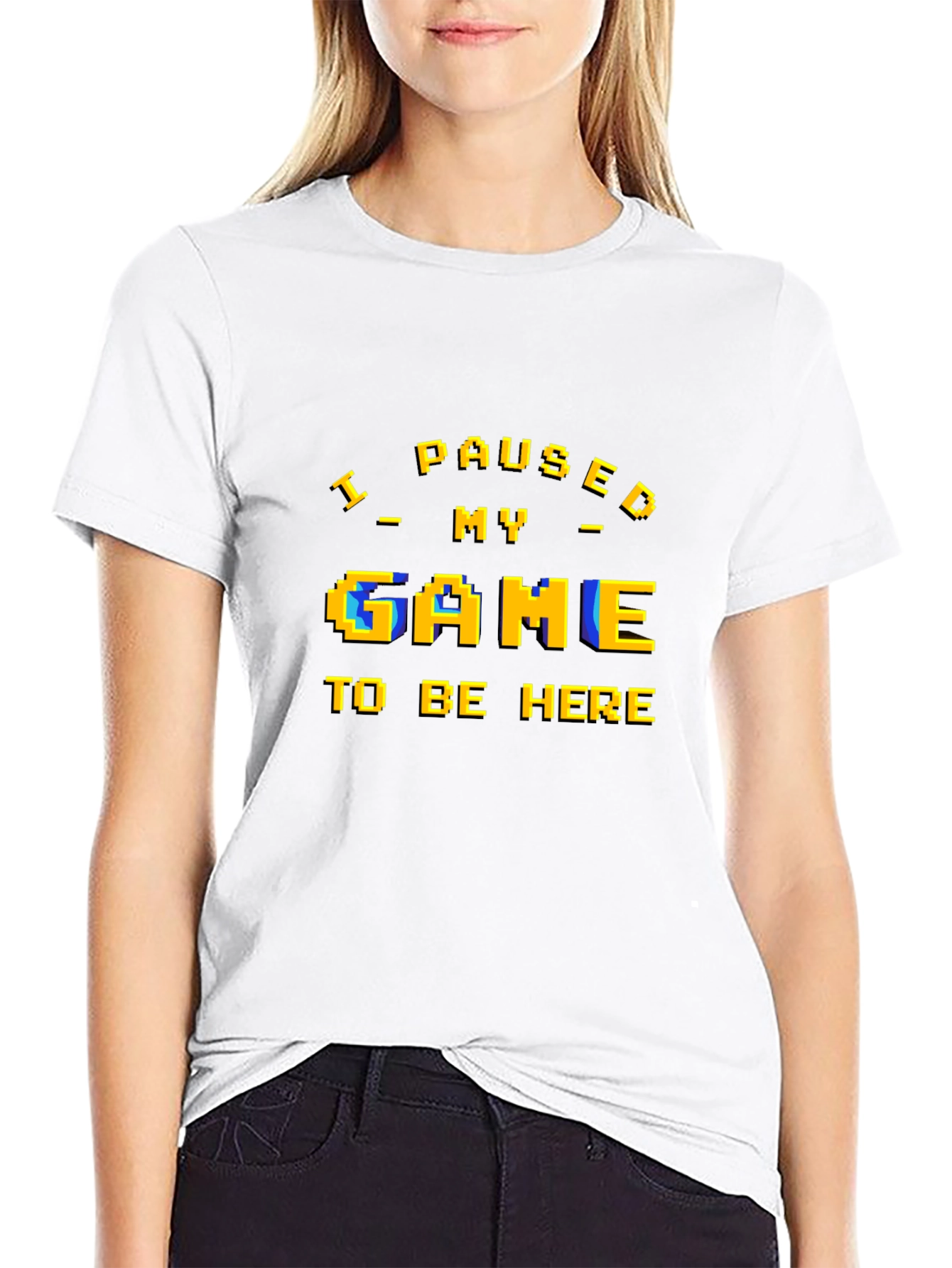 I Paused My Game T-Shirt - Gamer Apparel