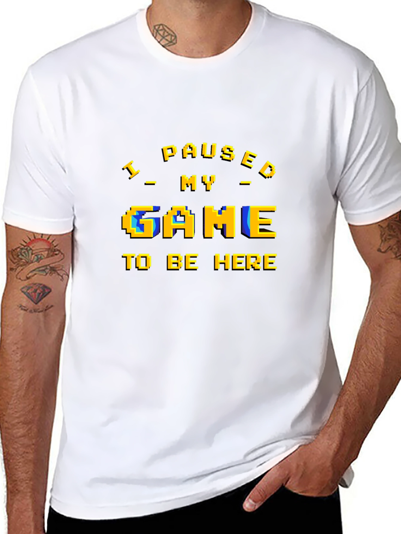 I Paused My Game T-Shirt - Gamer Apparel