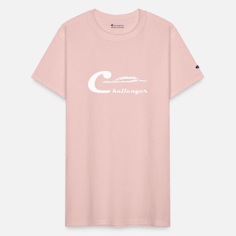 Men s Dodge Challenger Car Short Sleeve Crew