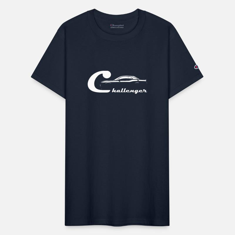 Men s Dodge Challenger Car Short Sleeve Crew