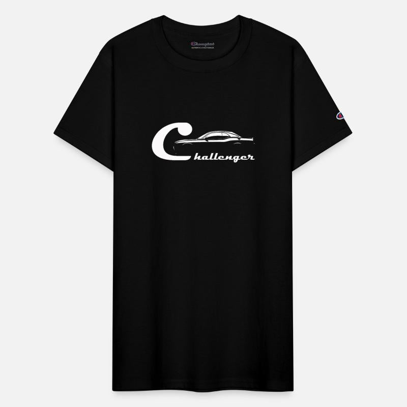 Men s Dodge Challenger Car Short Sleeve Crew