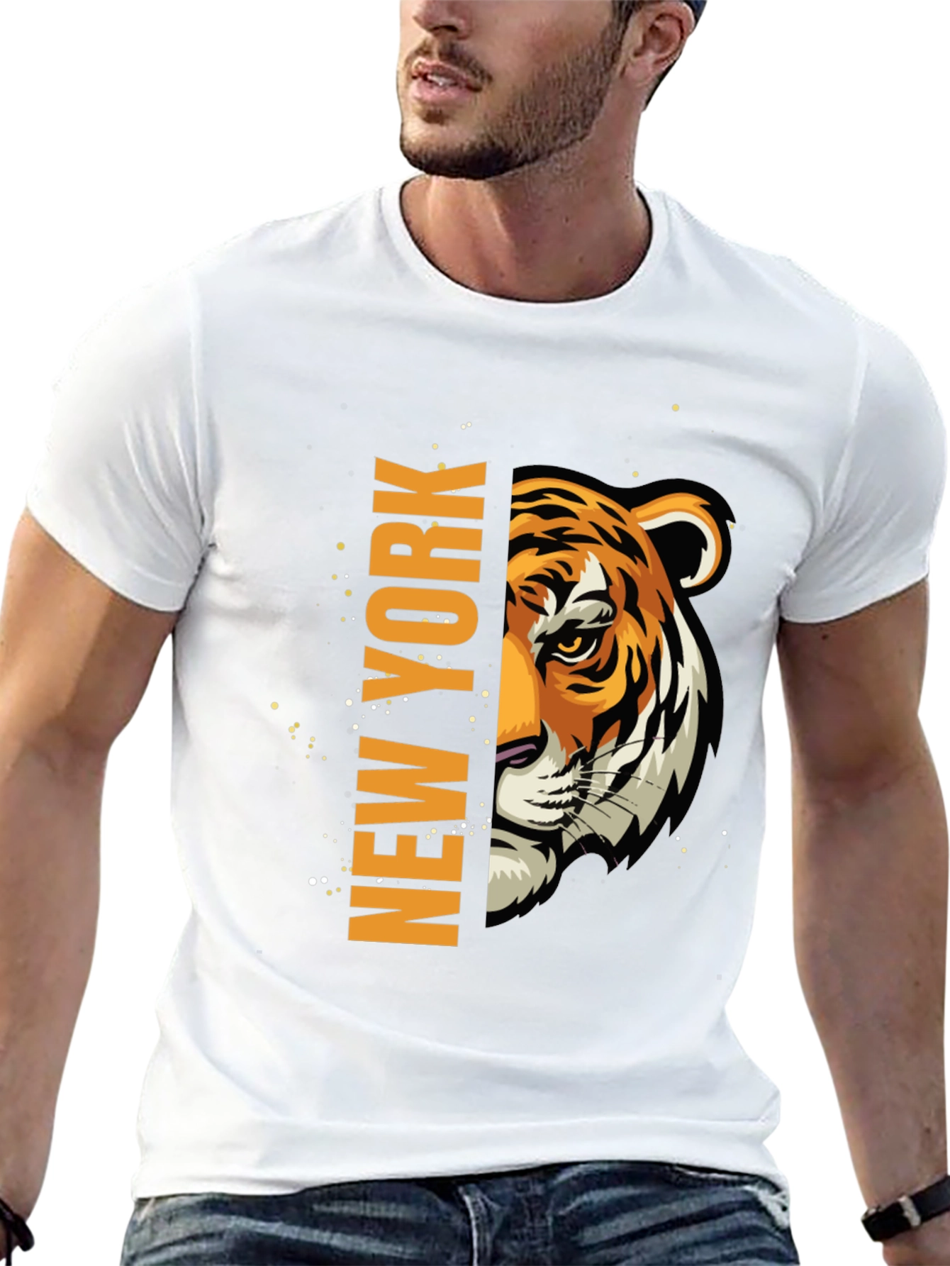 New York Tiger Graphic T-Shirt