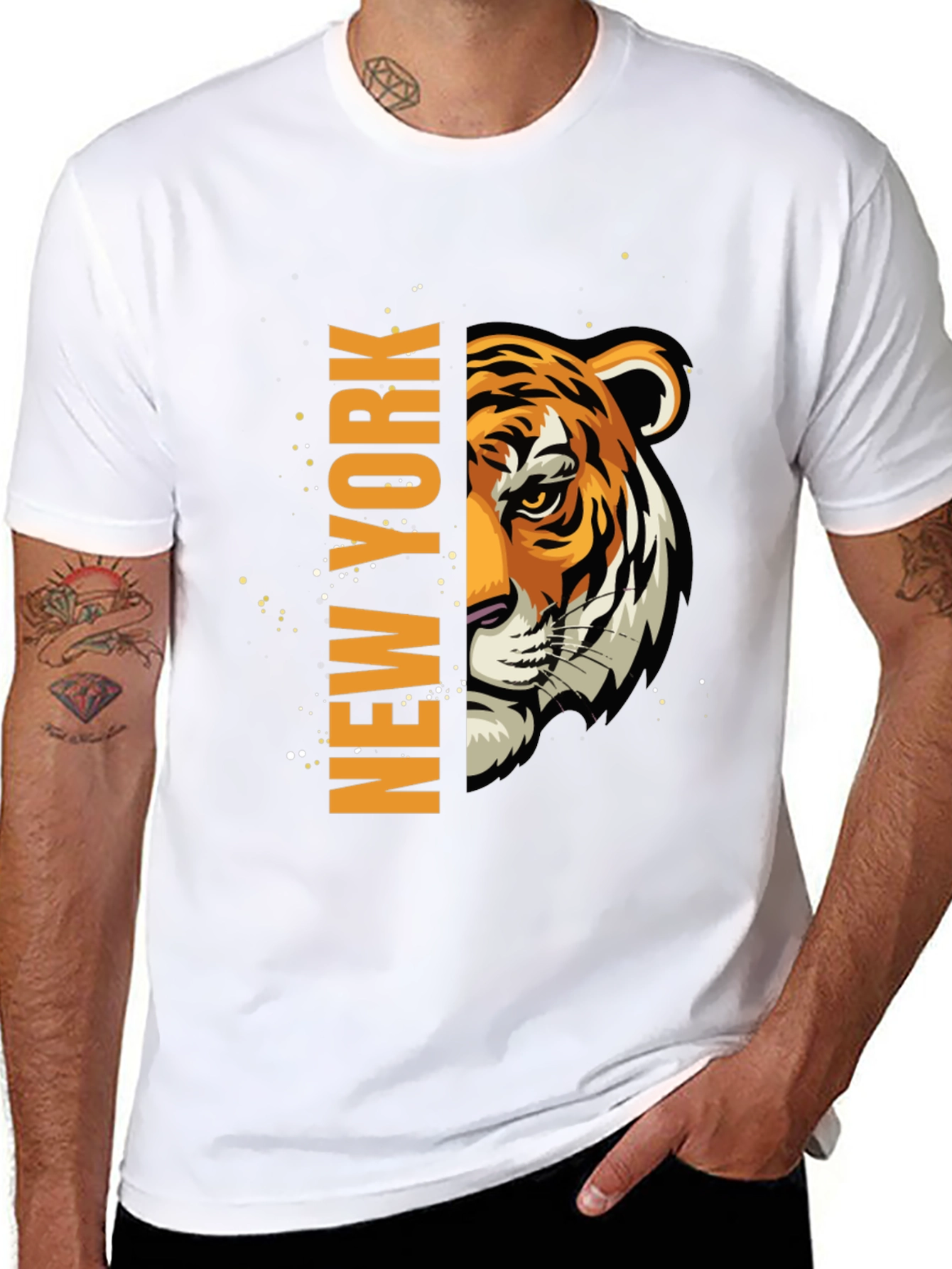 New York Tiger Graphic T-Shirt