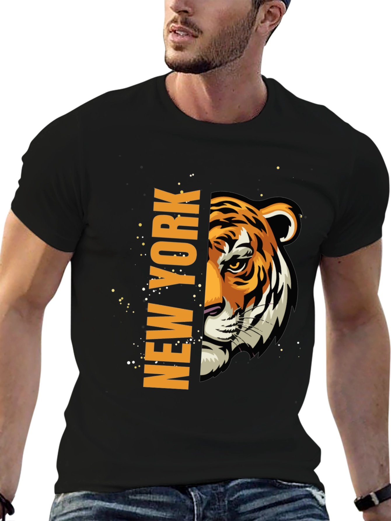 New York Tiger Graphic T-Shirt
