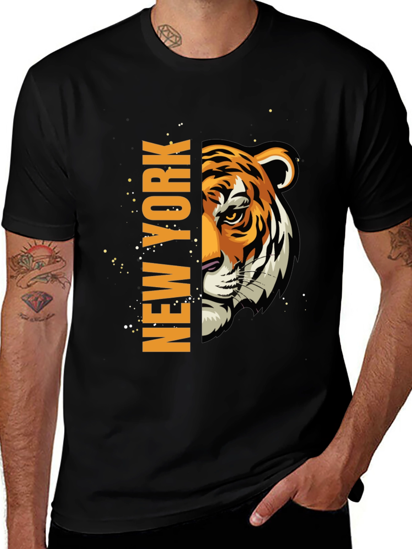 New York Tiger Graphic T-Shirt