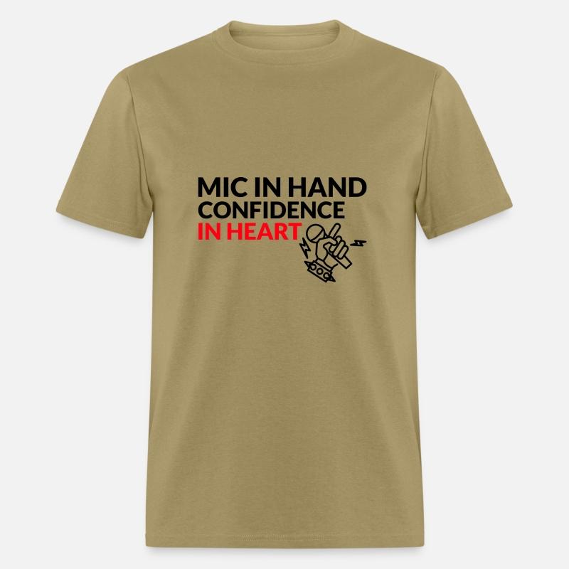 Mic In Hand, Confidence In Heart