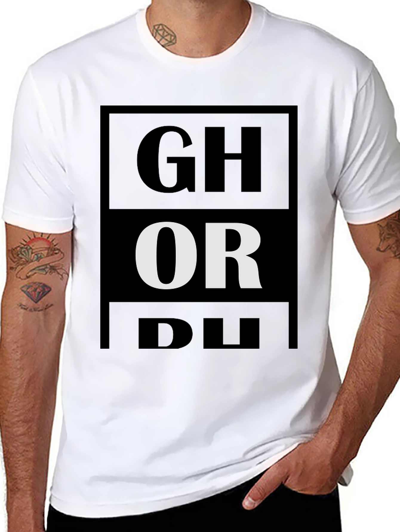 Ghormley T-Shirt - Black Graphic Tee