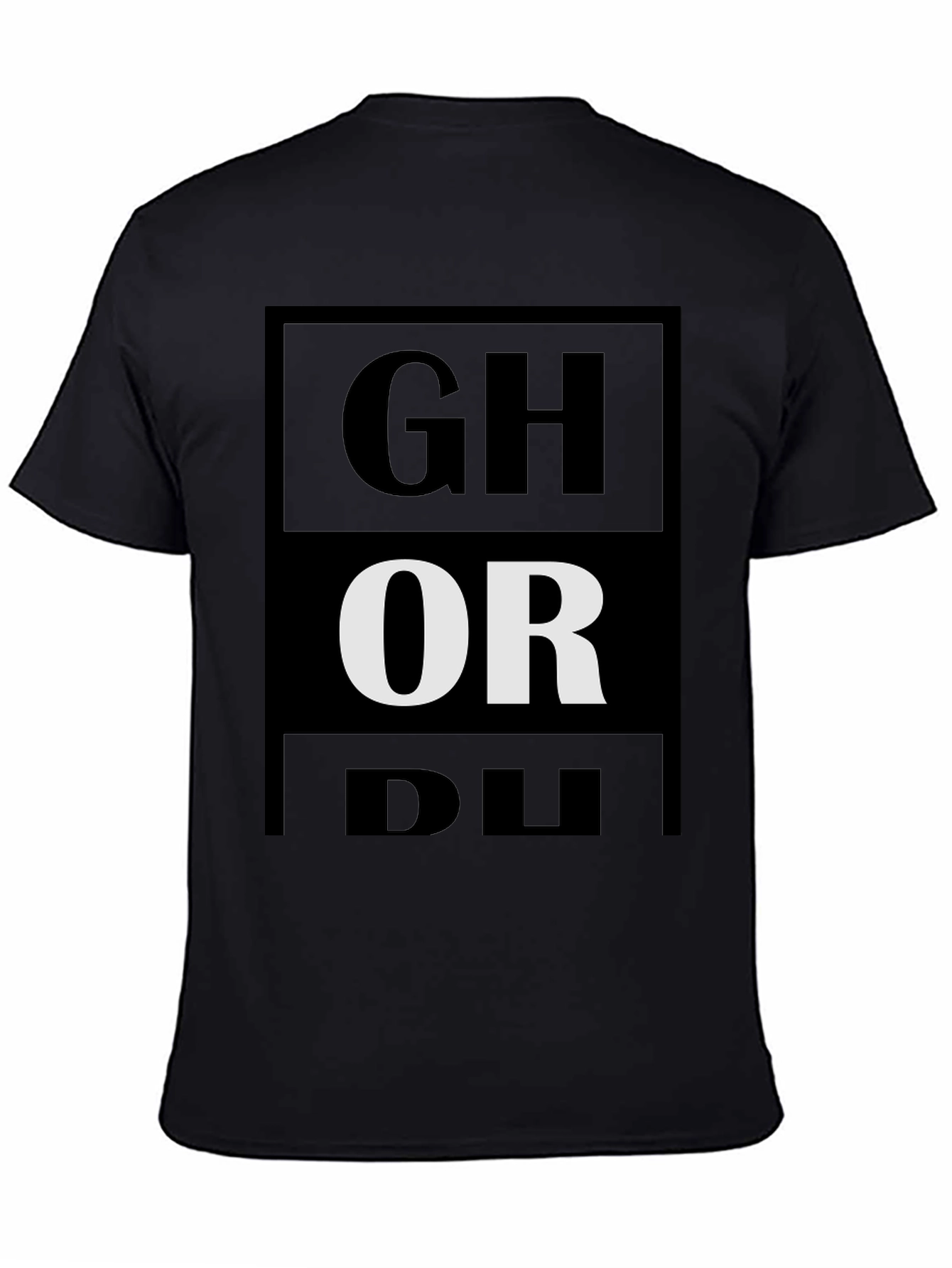Ghormley T-Shirt - Black Graphic Tee