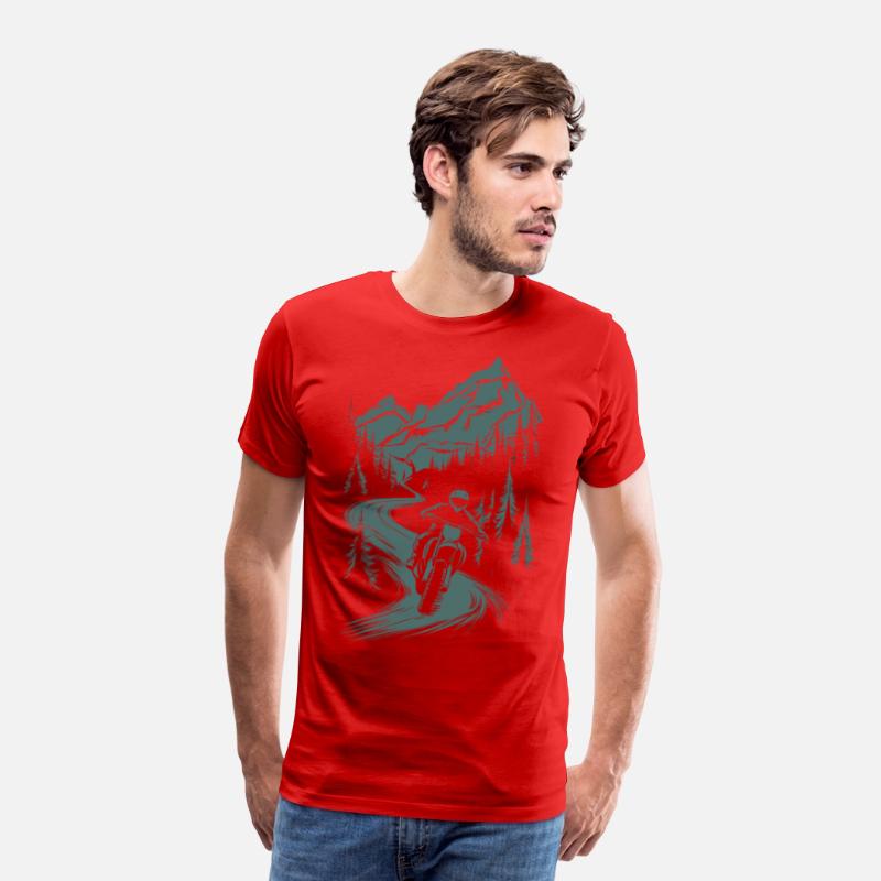 Motorcycle Motocross Motorsport Nature Mountains