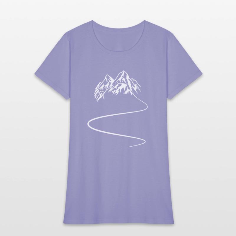 Mountains hiking trail - Curves