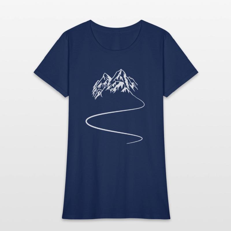 Mountains hiking trail - Curves