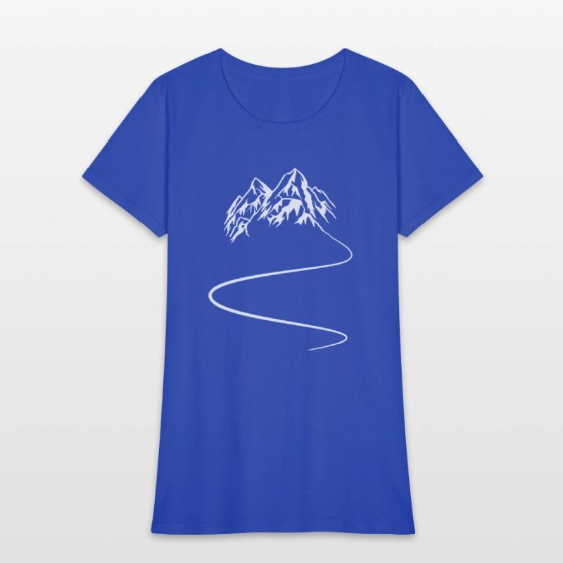 Mountains hiking trail - Curves