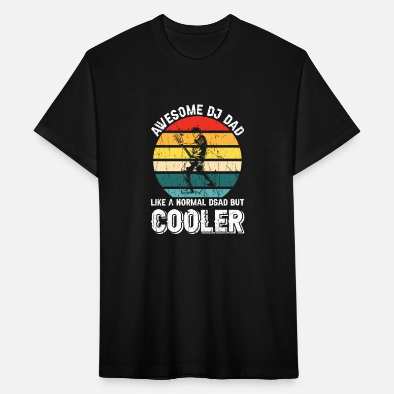Music lover retro vintage dj