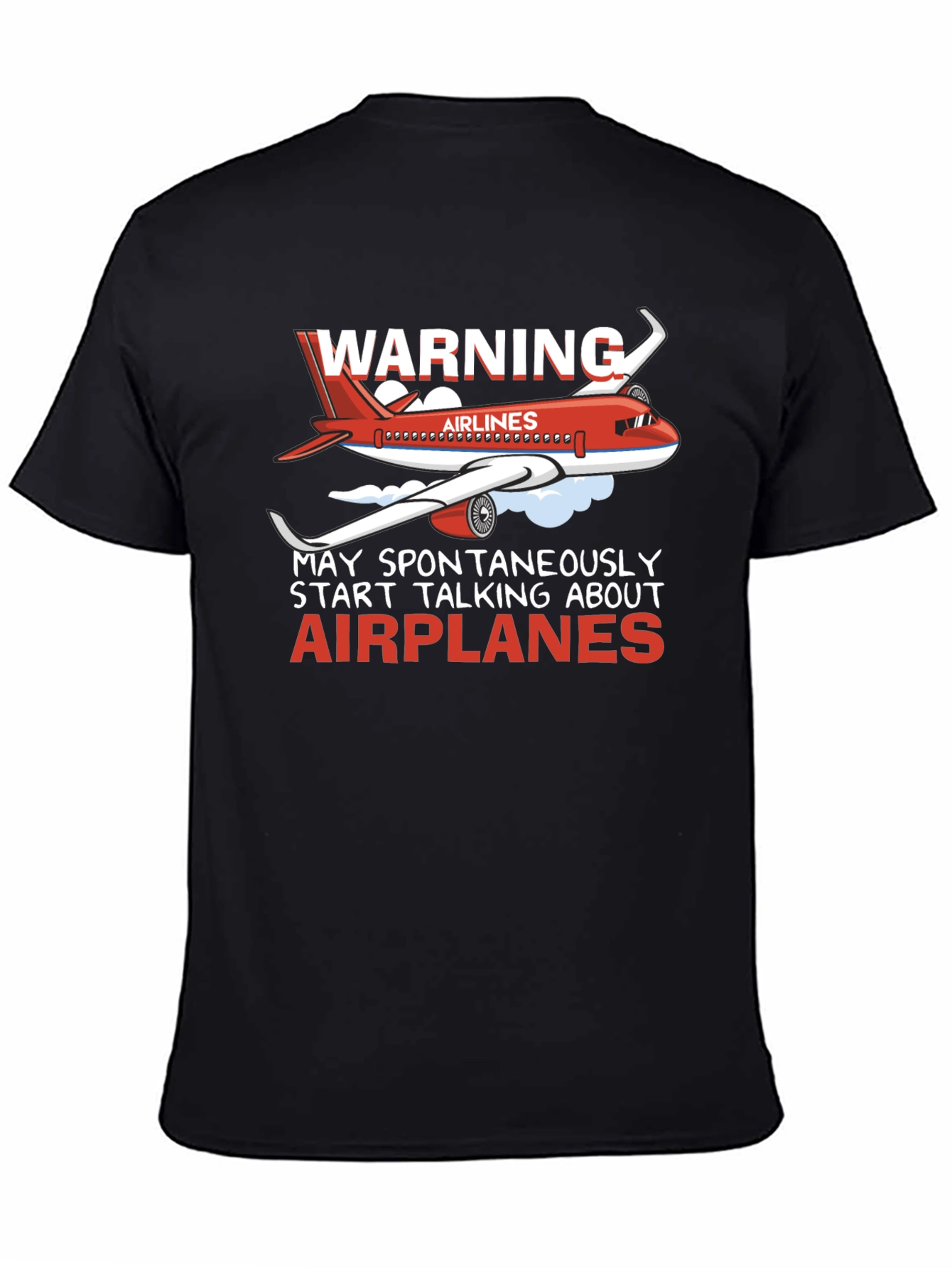 Warning Airplanes T-Shirt