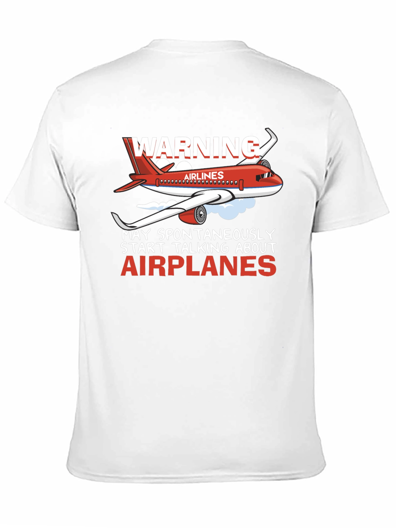 Warning Airplanes T-Shirt