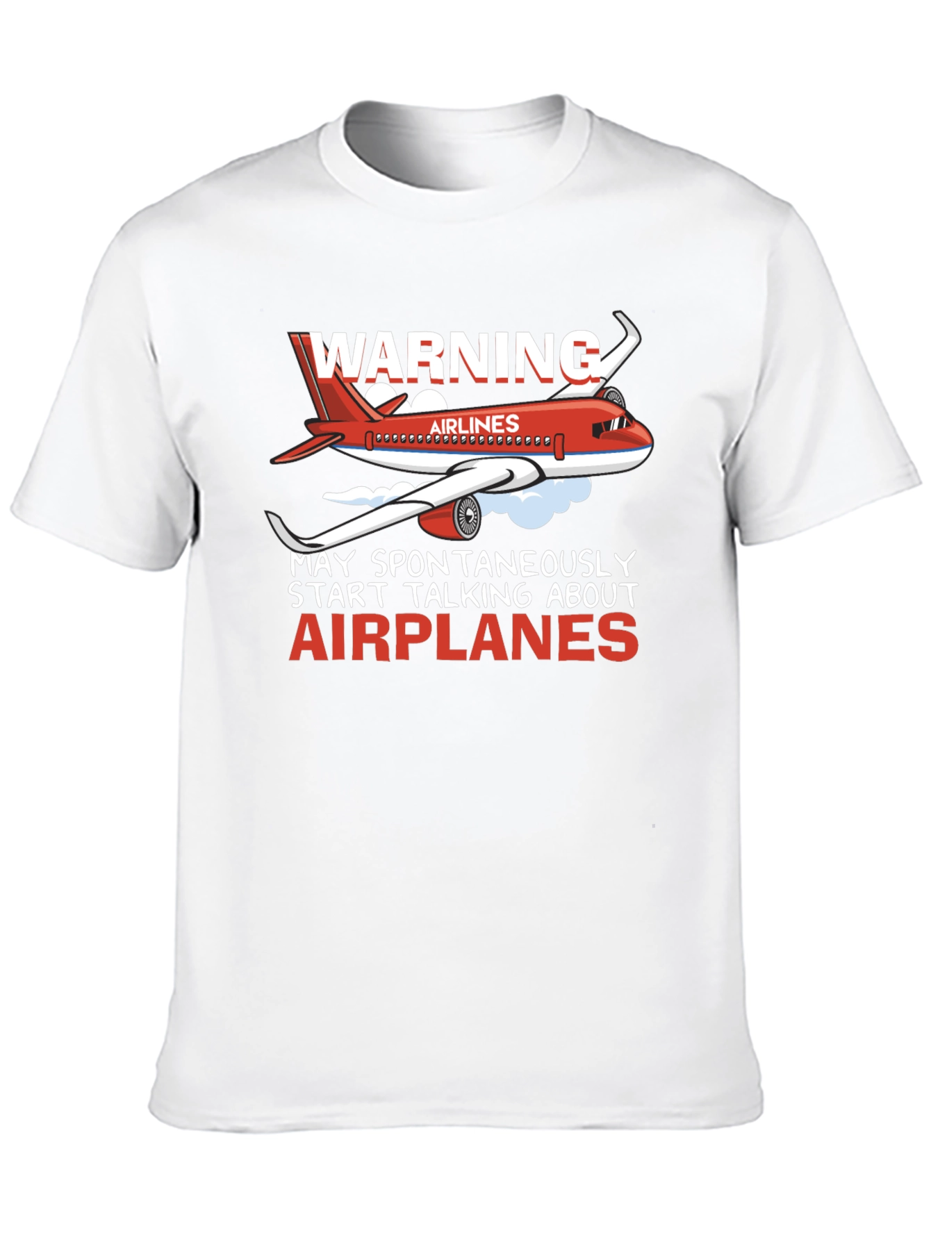 Warning Airplanes T-Shirt