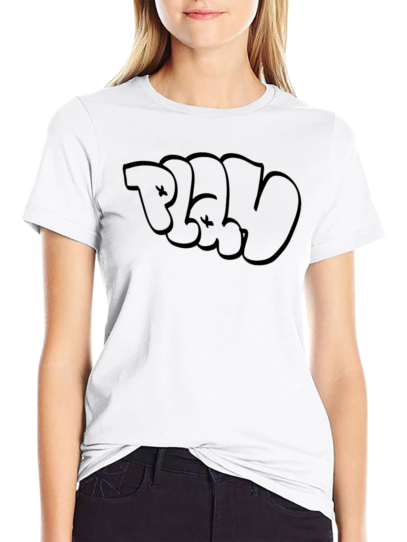 Bold Graphic Black T-Shirt