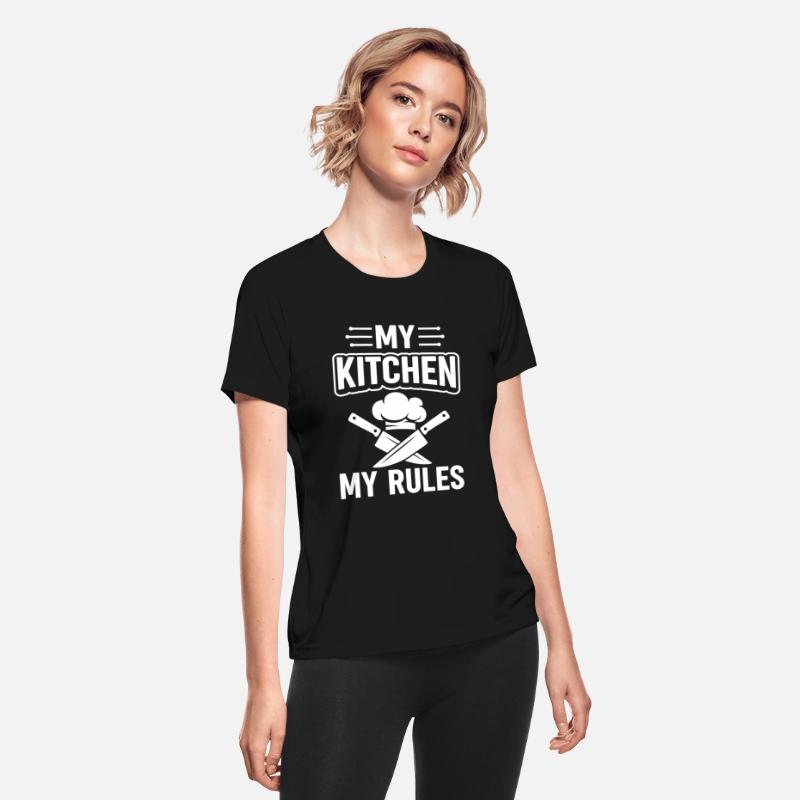 My Kitchen My Rules Cooking Hat And Knives Restaur