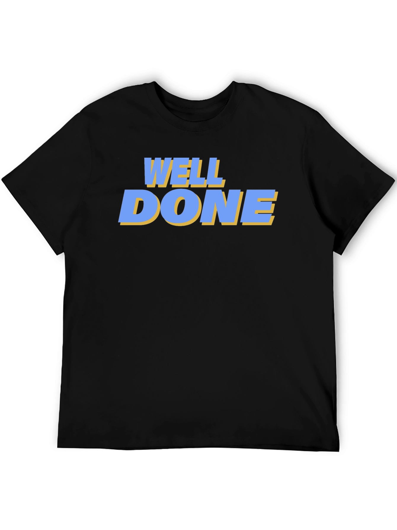 Well Done Graphic Tee - Black Casual T-Shirt