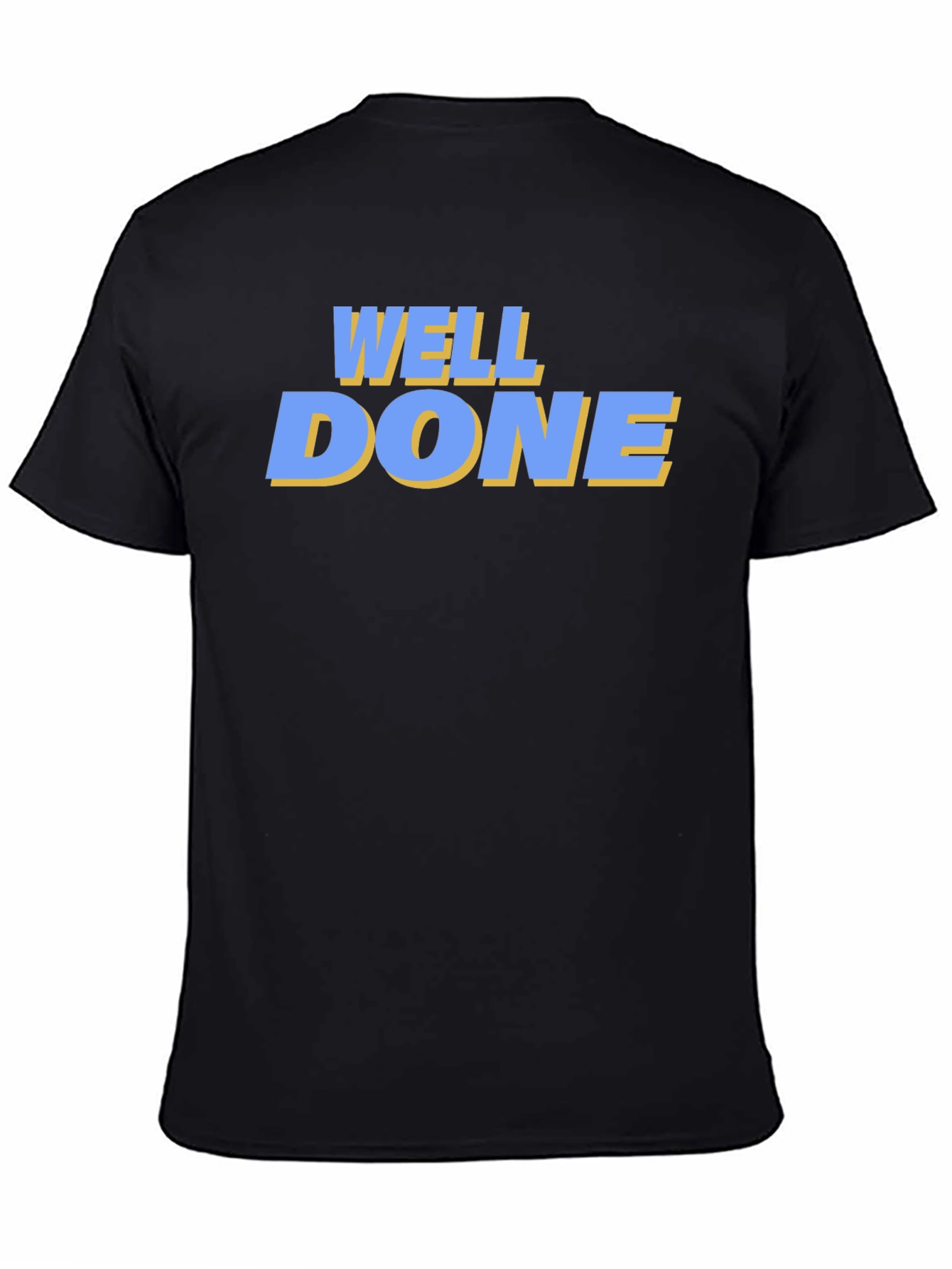 Well Done Graphic Tee - Black Casual T-Shirt