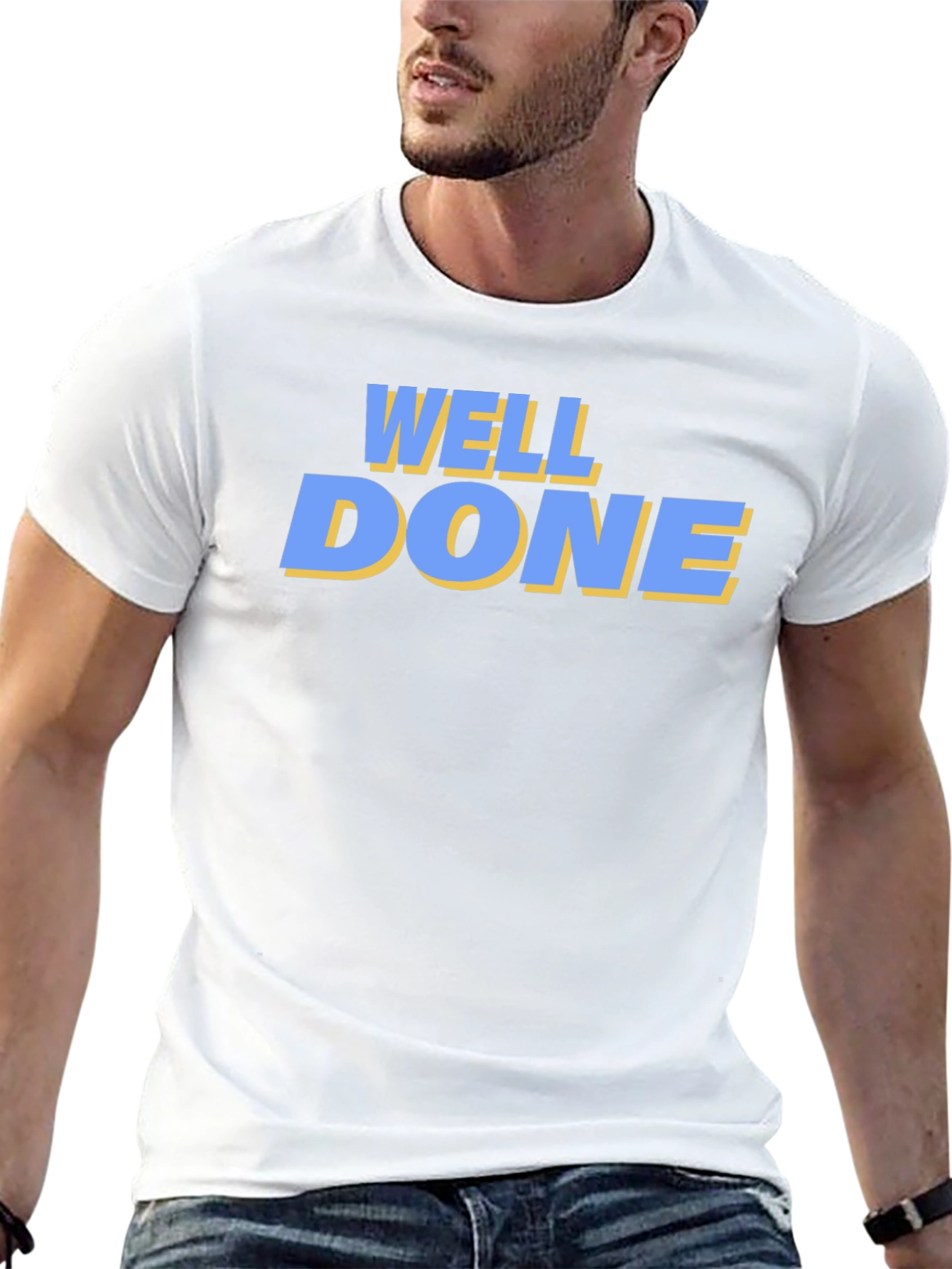 Well Done Graphic Tee - Black Casual T-Shirt