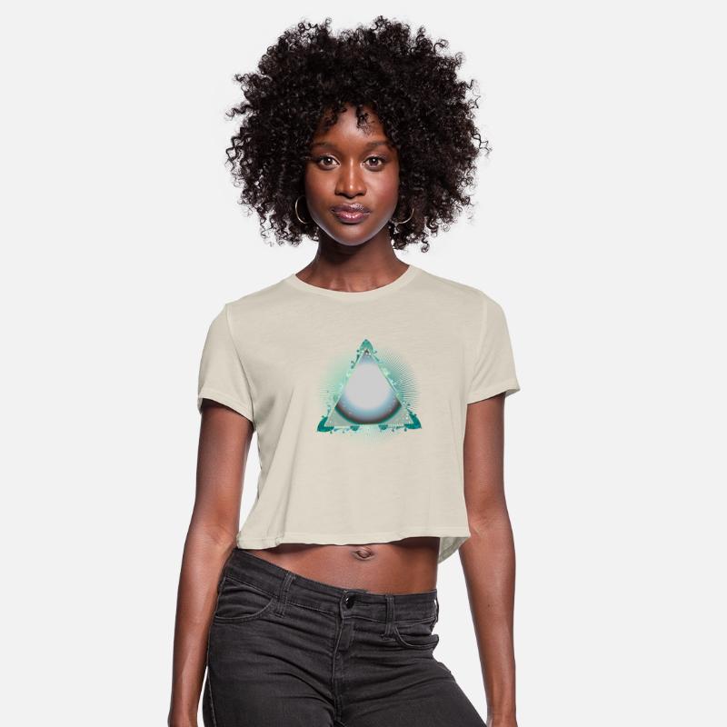 Mystical Triangle Frame in Turquoise with Ornament