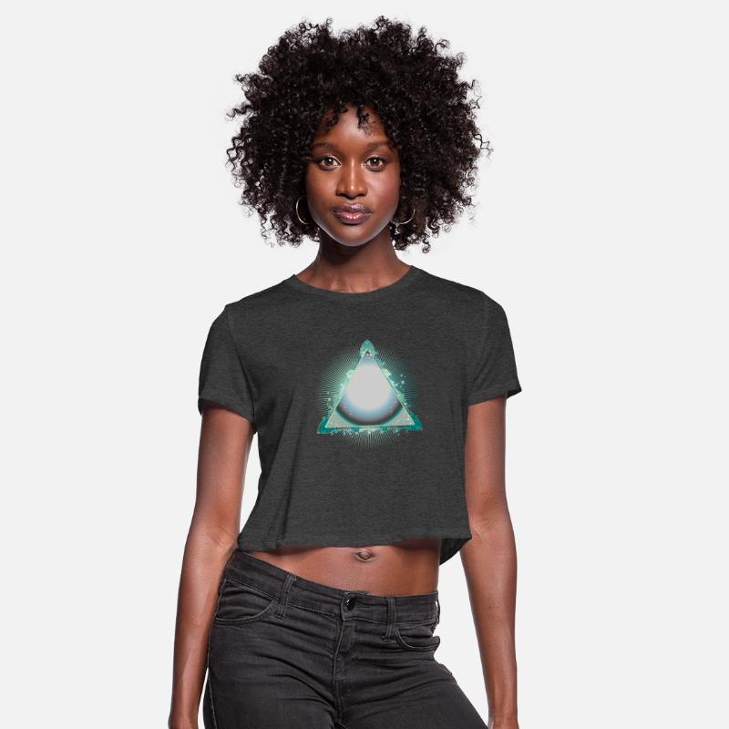 Mystical Triangle Frame in Turquoise with Ornament
