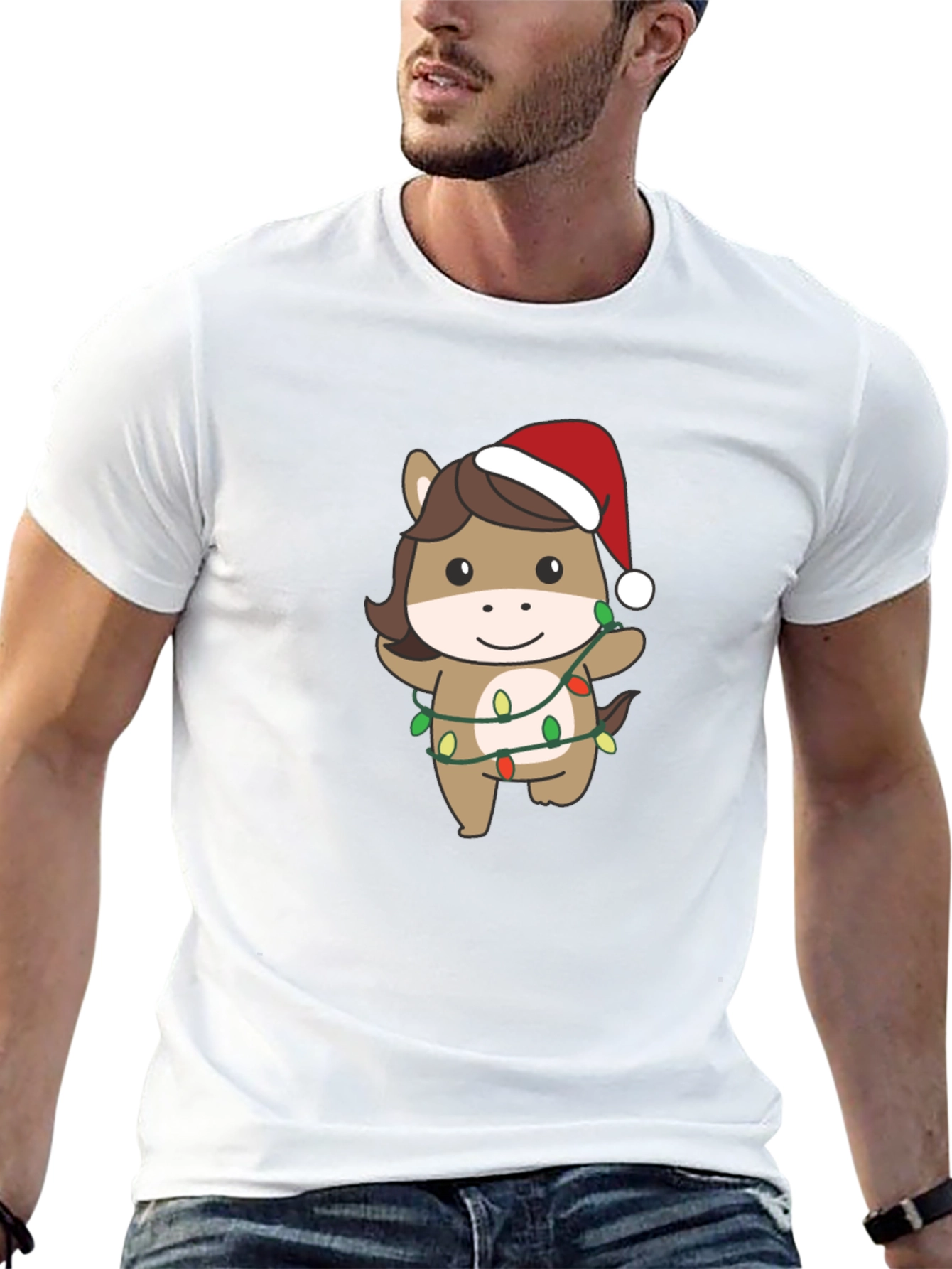 Cute Christmas Horse T-Shirt