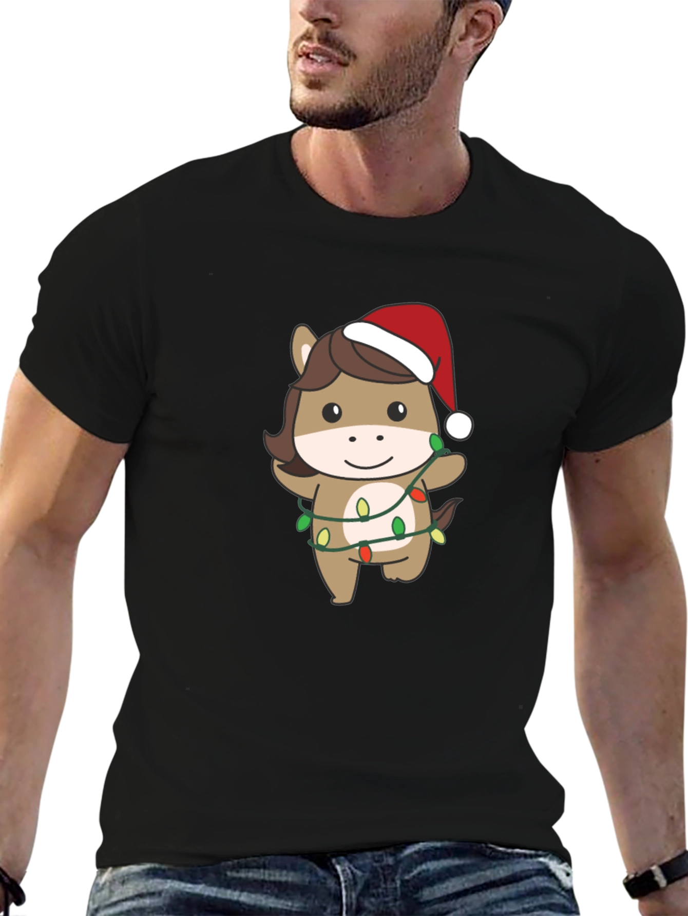 Cute Christmas Horse T-Shirt