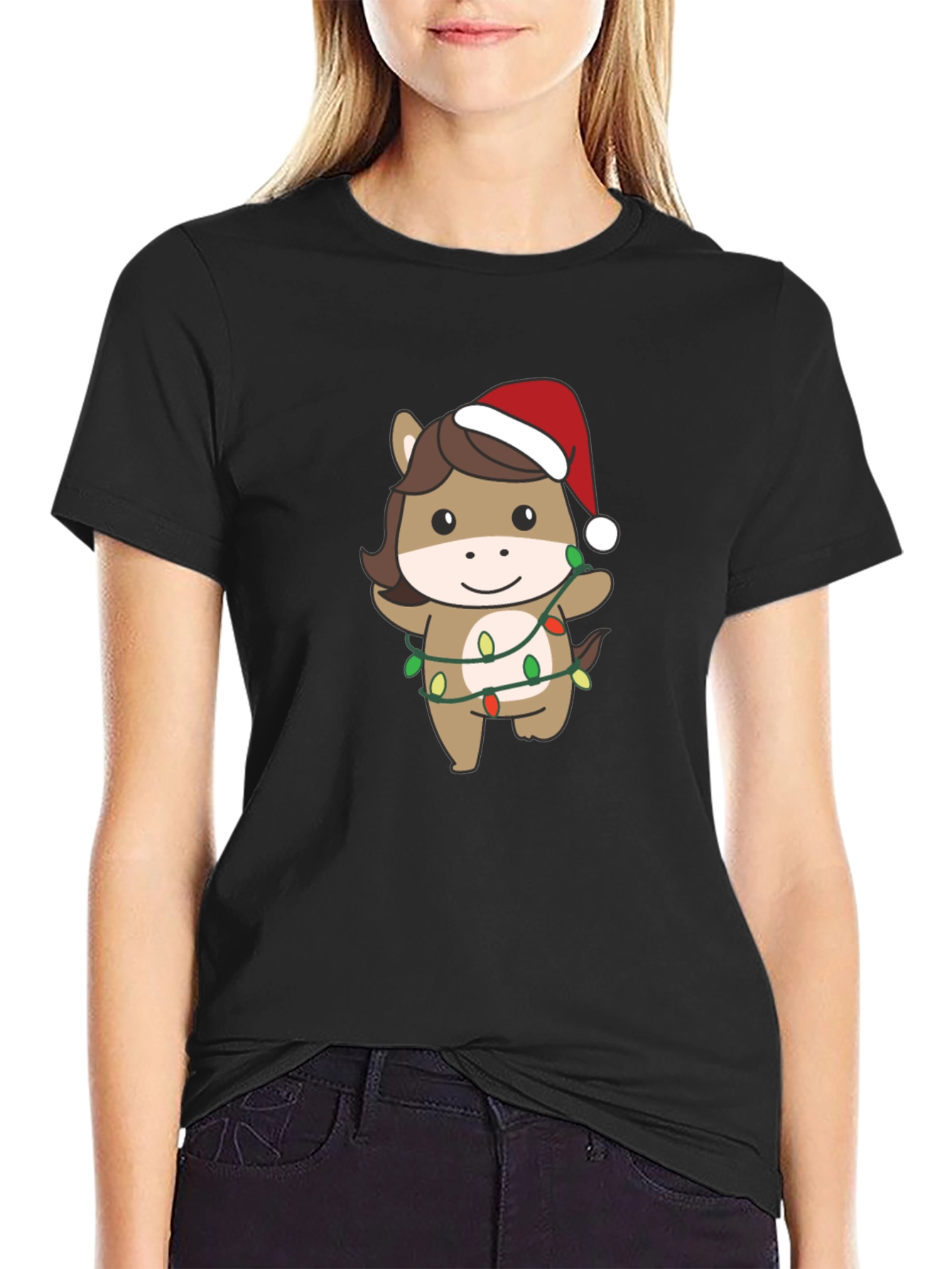 Cute Christmas Horse T-Shirt