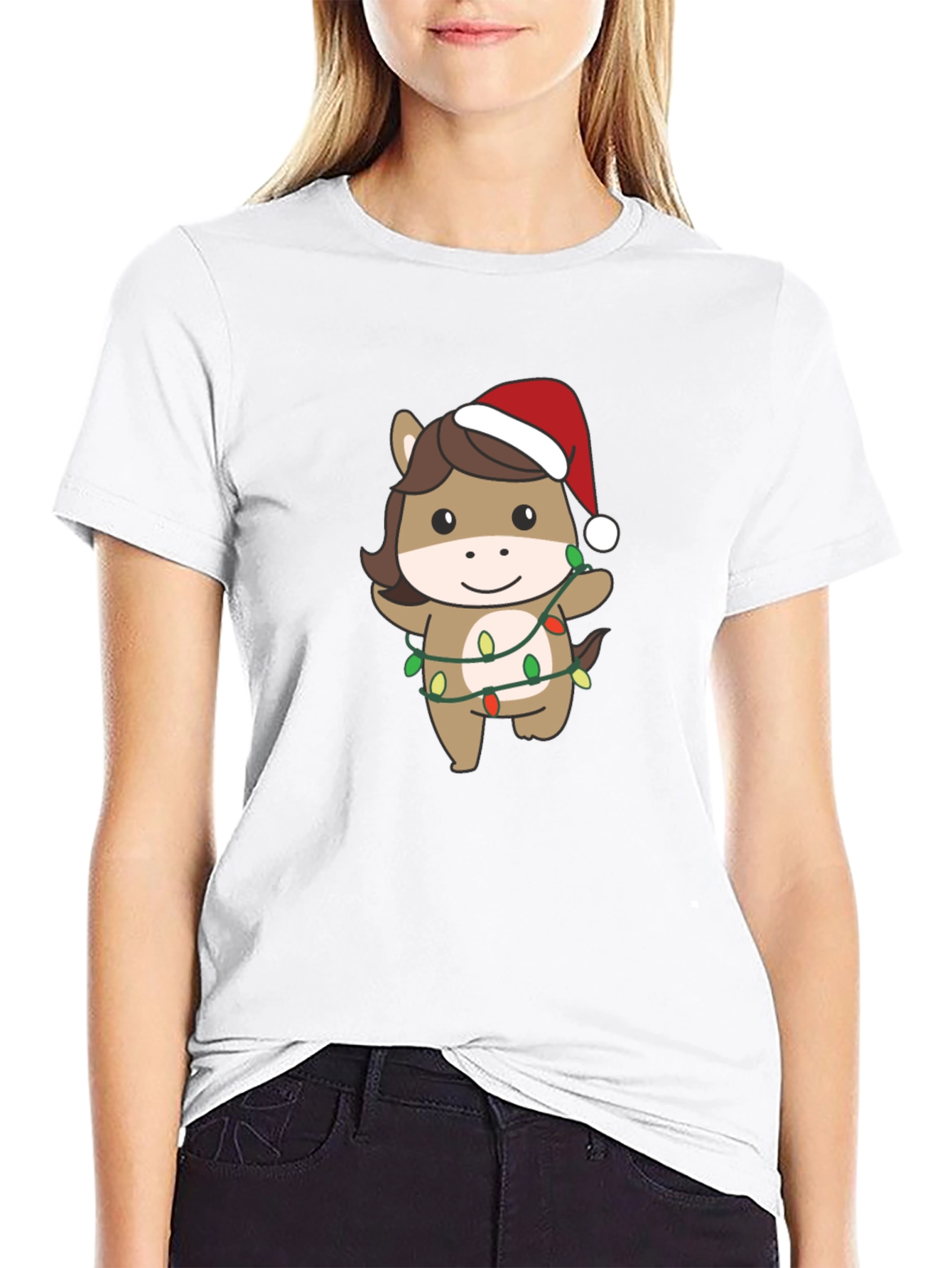 Cute Christmas Horse T-Shirt