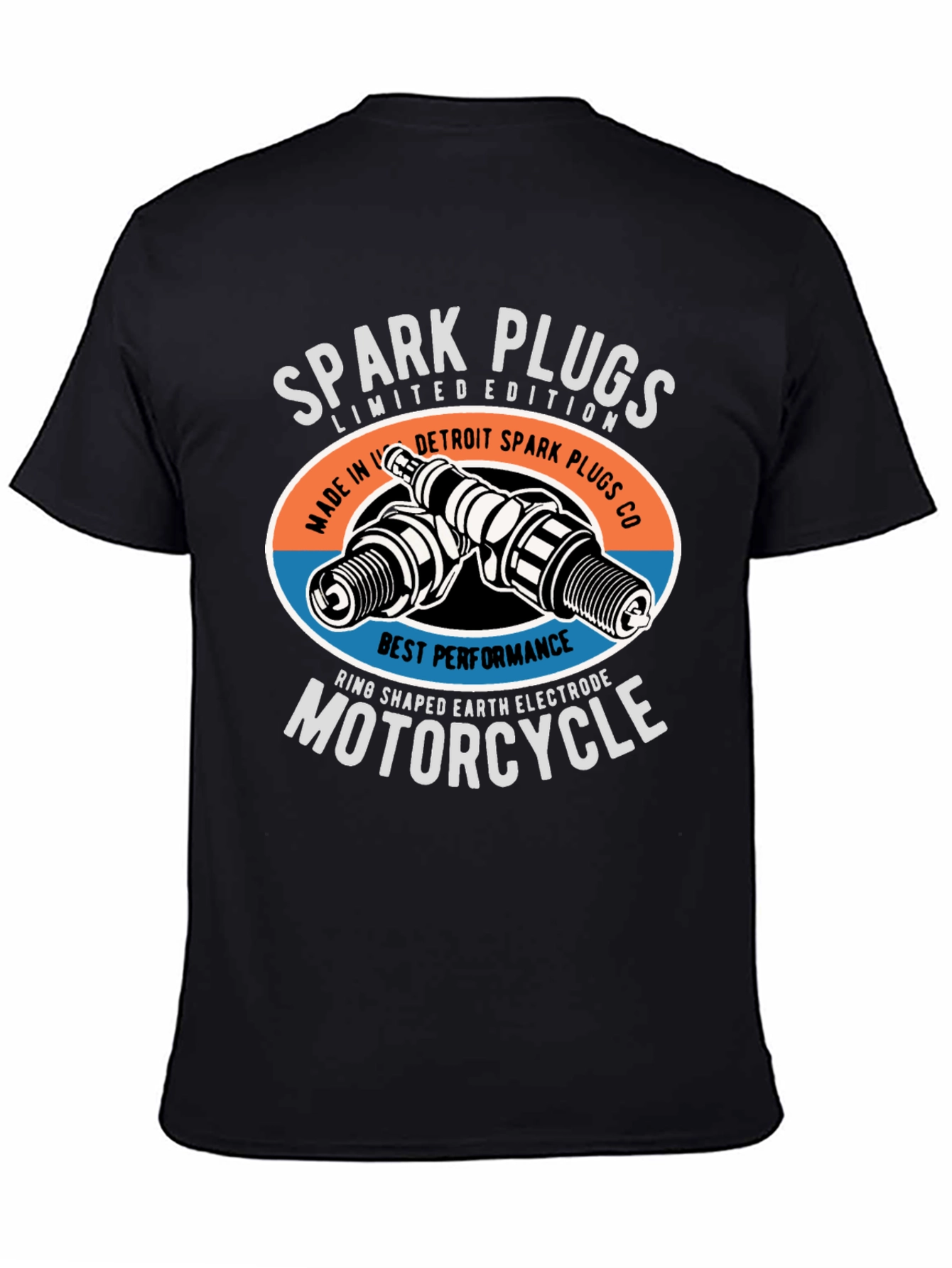 Motorcycle Spark Plugs Graphic T-Shirt