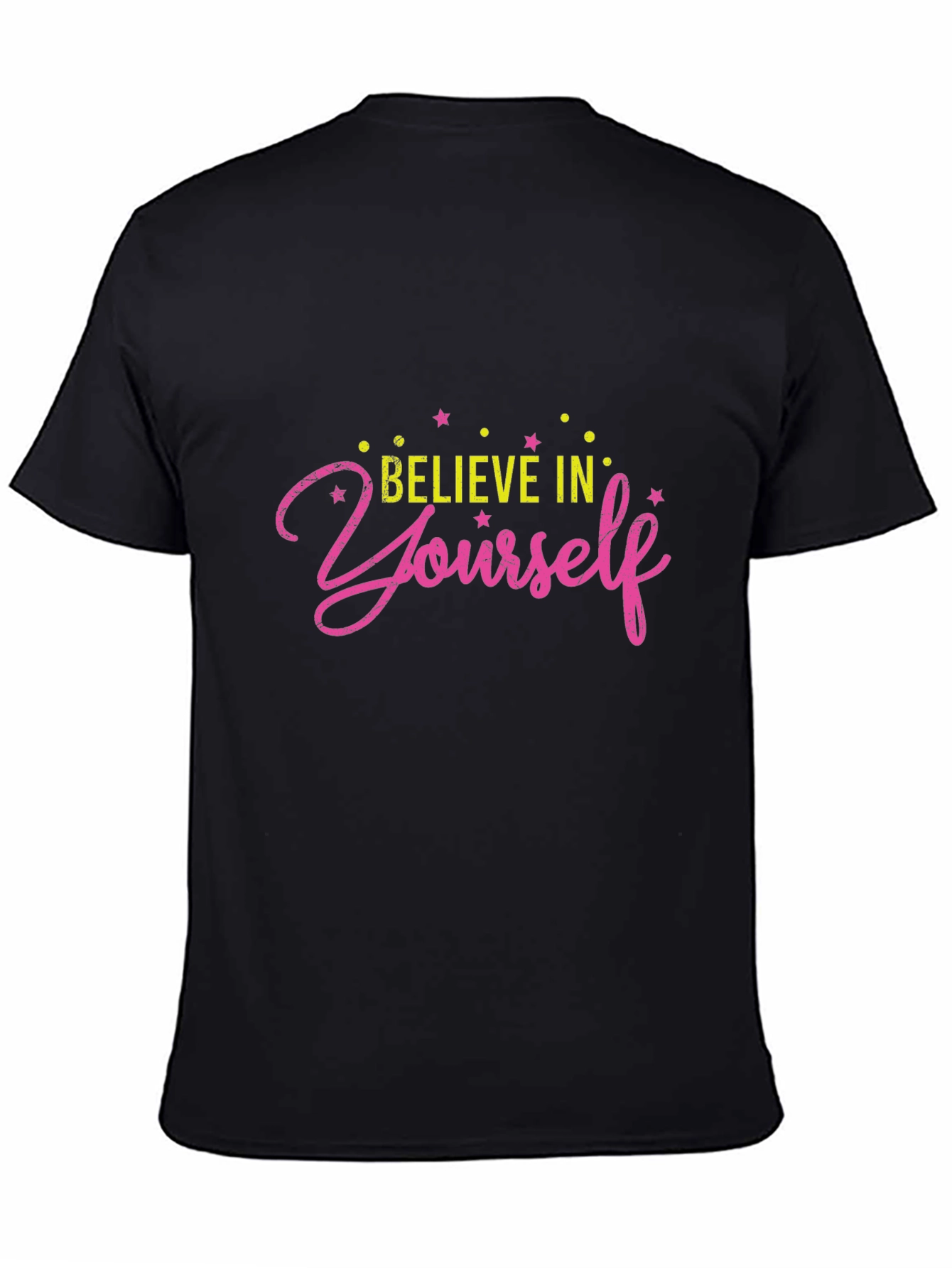 Believe in Yourself Graphic Tee - Black