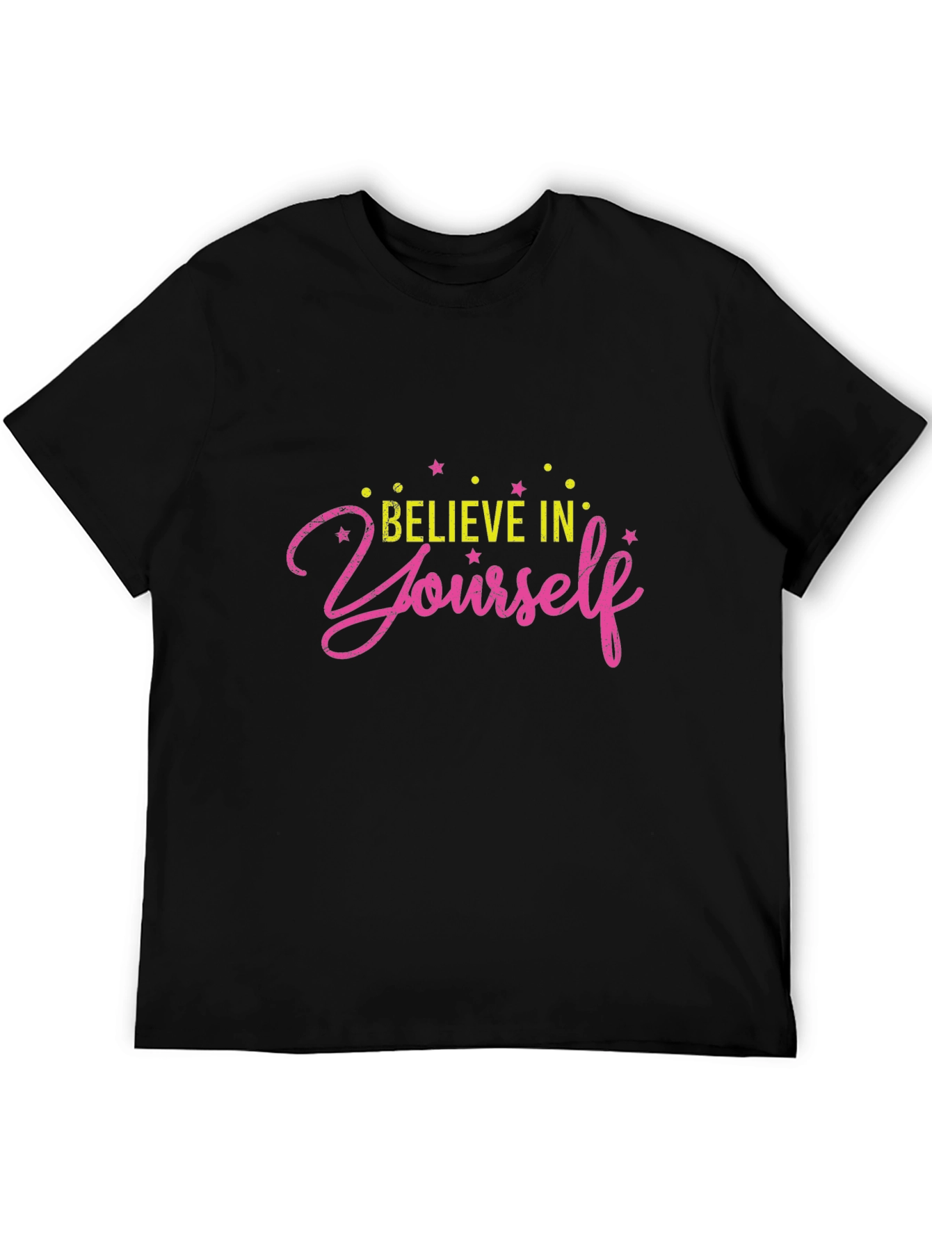Believe in Yourself Graphic Tee - Black