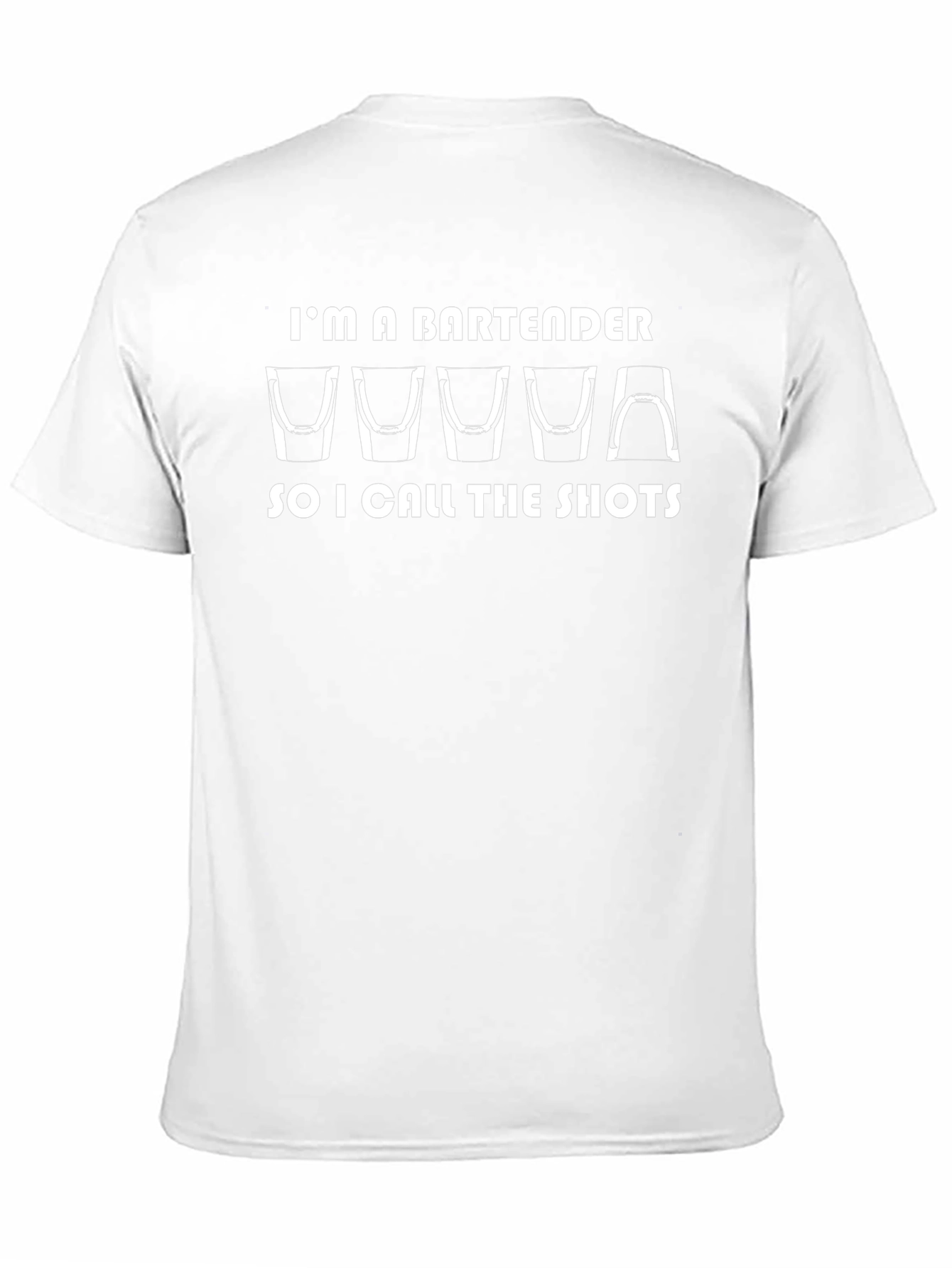 Bartender Call the Shots Black T-Shirt