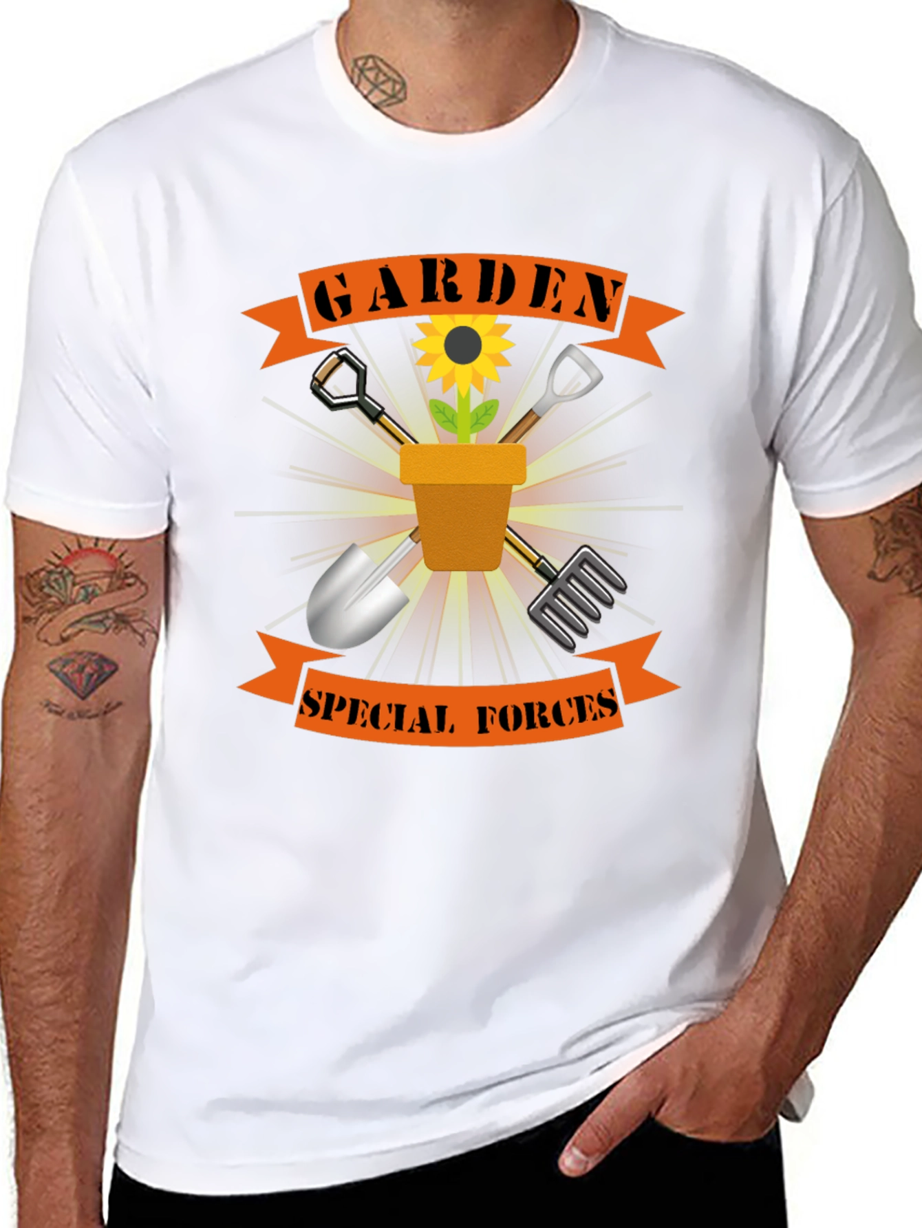 Garden Special Forces Black T-Shirt